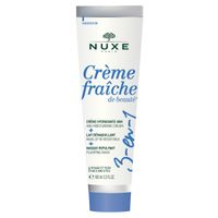 Nuxe Crème Fraîche® 3v1 hydratační krém, odličovací mléko a vypínací maska 100 ml