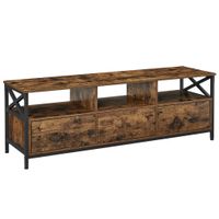 Boxxx NÍZKA KOMODA, hnedá, čierna, 147/50/40 cm