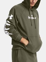 Under Armour UA Rival Fleece Graphic HD Majica dugih rukava zelena