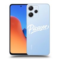 Silikónový prehľadný obal pre Xiaomi Redmi 12 4G - Picasee - old logo - white
