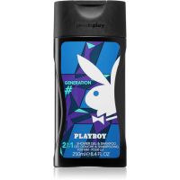 Playboy Generation gel za prhanje 2 v 1 za moške 250 ml