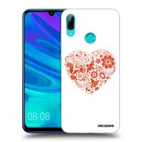 Silikónový čierny obal pre Huawei P Smart 2019 - Veľké srdce