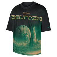 Nike NBA Boston Celtics Courtside Boxy Tee Black - Pánske - Tričko Nike - Čierne - HV6242-010 - Veľkosť: XL