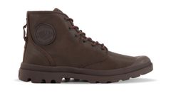 Palladium Pampa Hi Coated Dark Cocoa - Pánske - Tenisky Palladium - Hnedé - 74375-249-M - Veľkosť: 44