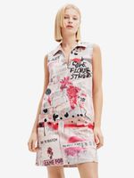 Desigual Loa Rochie Alb