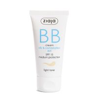 Ziaja BB krema za mastno/mešano kožo - BB Cream For Oily & Combination Skin - Light Tone