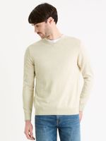 Celio Decotonv Pullover Weiß