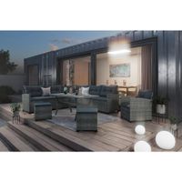 Ambia Garden JEDÁLENSKÁ TERASOVÁ SÚPRAVA 7-dielne, kov, plast