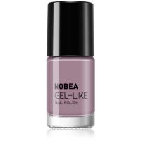 NOBEA Day-to-Day Gel-like Nail Polish lac de unghii cu efect de gel culoare Thistle purple #N54 6 ml