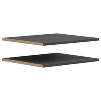 Carryhome VKLADACIA POLICA, grafitová, 42/1,5/36 cm