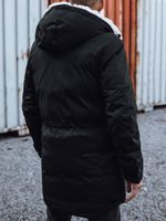 Pánská zimní parka s kapucí černá Dstreet