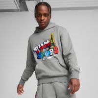 Puma Paris Graphic Hoodie Herren | Mit Plain | Medium Gray Heather | Größe: 3XL