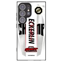 Silikónový čierny obal pre Samsung Galaxy S24 Ultra S928B 5G - OKTAGON - Eckerlin Fight Jersey