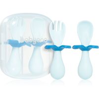 BabyOno Be Active Ergonomic Utensils for Children Besteck Blue 12 m+ 2 St.