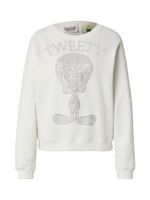 PRINCESS GOES HOLLYWOOD Sweater majica 'Tweety'  srebro / prljavo bijela