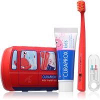 Curaprox Kids Travel Set Set de călătorii pentru dinti, limba si gingii pentru copii 1 buc