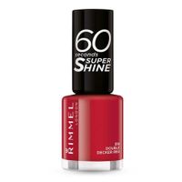 Rimmel London lak na nehty - 60 Seconds Super Shine Nail Polish - 310 Double Decker Red