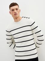 Celio Bebrest Pullover Weiß