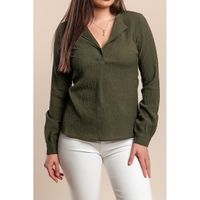 Bluza S "V" Izrezom, Zelena