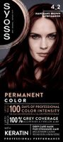 Syoss -állandó színezés - mahagóni barna -Permanent Coloration - 4_2 Mahogany Brown