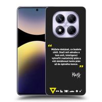 Silikónový čierny obal pre Xiaomi Redmi Note 14 Pro 4G - Kazma - MŮŽETE DOKÁZAT, CO BUDETE CHTÍT