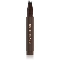 Makeup Revolution Instant Brow Hair creion pentru sprancene culoare Dark Brown 1.8 ml