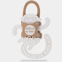 Milin Big Wooden Lacing Toy Monkey Amelia розвивальна іграшка 20 cm x 17,5 cm x 0,7 cm 1 кс