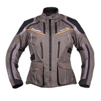 Dámská touringová moto bunda W-TEC Smackton Lady šedo-oranžová S