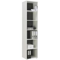 Hom`in REGÁL, antracitová, biela, 50/222,2/40 cm