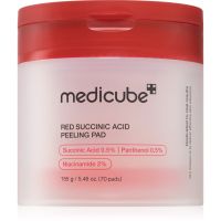 Medicube Red Succinic Acid Peeling Pad ексфолиращи възглавнички за проблемна кожа 70 бр.