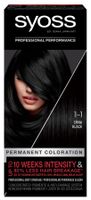 Syoss боя за коса - Permanent Coloration - 1_1 Black