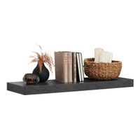 Xora NÁSTENNÁ POLICA, sivá, 80/5/25 cm