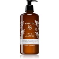 Apivita Pure Jasmine Shower Gel feuchtigkeitsspendendes Duschgel mit ätherischen Öl 500 ml