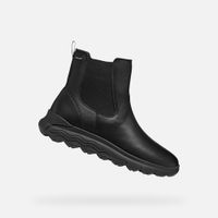 Black women's ankle boots Geox Spherica 4X4 ABX - Women's