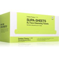 Carbon Theory Supa-Sheets XL Facial Cleansing Towels Reinigungs - und Abschminkpads 50 St.