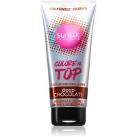Sunsilk Top Colour intensive Pflege neutralisiert die Messinguntertöne Deep Chocolate 180 ml