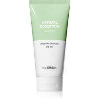 The Saem Natural Condition Scrub Foam spuma exfolianta pentru curatare cu efect exfoliant 150 ml