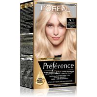 L’Oréal Paris Préférence barva za lase odtenek 9.1 Viking Light Ash Blonde