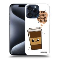 Silikónový prehľadný obal pre Apple iPhone 16 Pro Max - Cute coffee