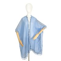 Art Of Polo Woman's Poncho sz23181-8