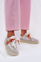 Boto Niskie Buty Sportowe Damskie Srebrne Zelevelis