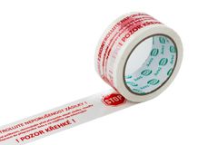 6 ks - Páska samolepiaca PP 48x66 tlač STOP