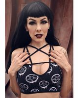 sportowy biustonosz TOO FAST - DRIPPY PENTAGRAM L