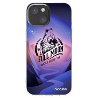 Silikónový prehľadný obal pre Apple iPhone 15 - Vlk