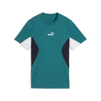 PUMA Tehnička sportska majica 'Essentials'  kraljevski zelena / crna / bijela