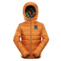 Children's reversible jacket hi-therm ALPINE PRO EROMO golden oak variant pb