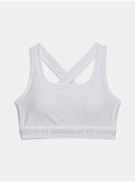 Podprsenka Under Armour UA Crossback Mid Bra - biela