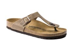 Birkenstock Gizeh NU Oiled Tabacco Brown Narrow Fit Dámske - Sandále Birkenstock - Hnedá - 943813-3.5 - Size: 3.5