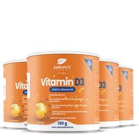 Nature's Finest Vitamin D3 3+1 | viegli sajaucams D3 pulveris citrona garšas dzēriena pagatavošanai | 1000 IU D vitamīna uz porciju