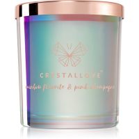 Crystallove Crystalized Scented Candle Rainbow Fluorite ароматна свещ 220 гр.